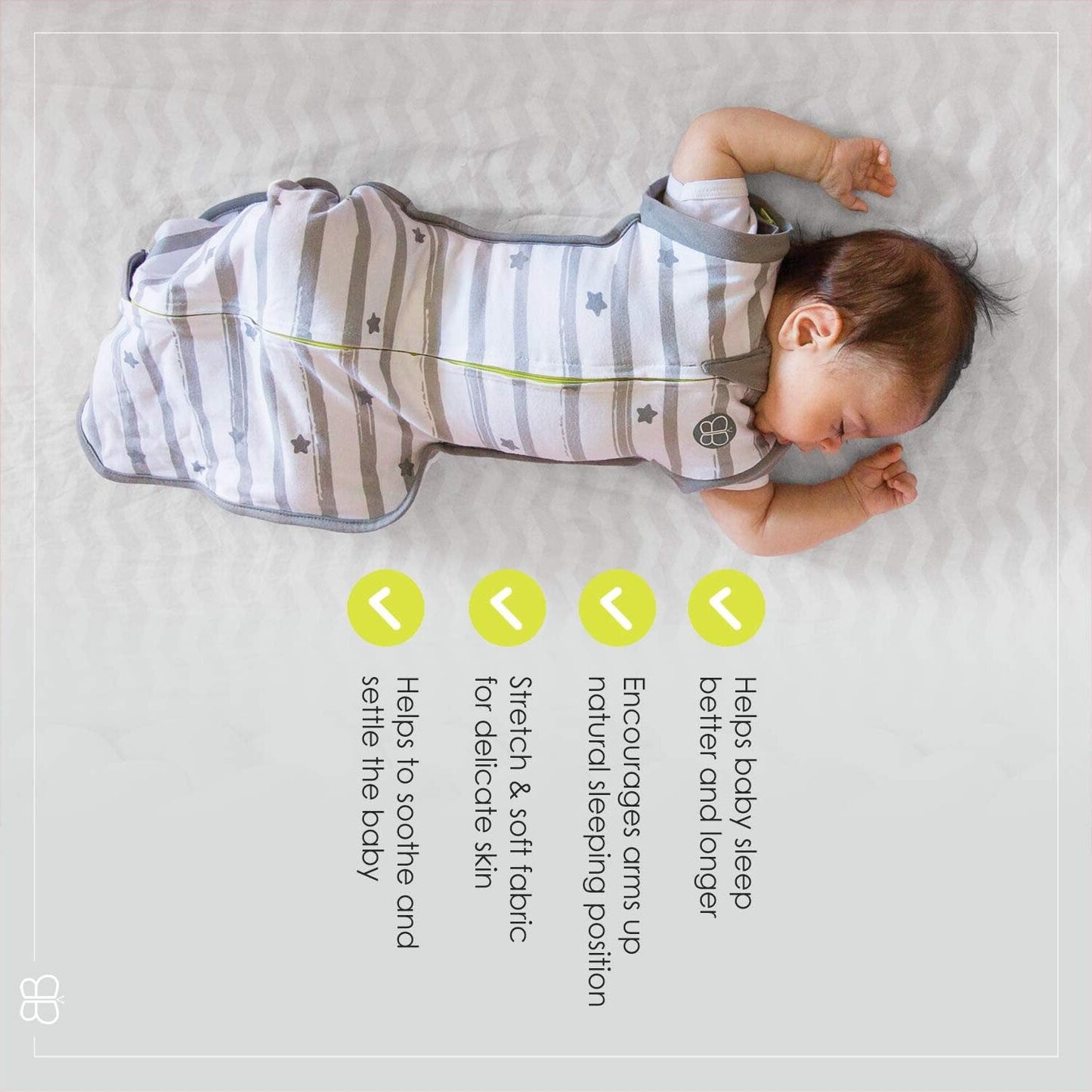 BBlüv Sleep swaddle me babapólya