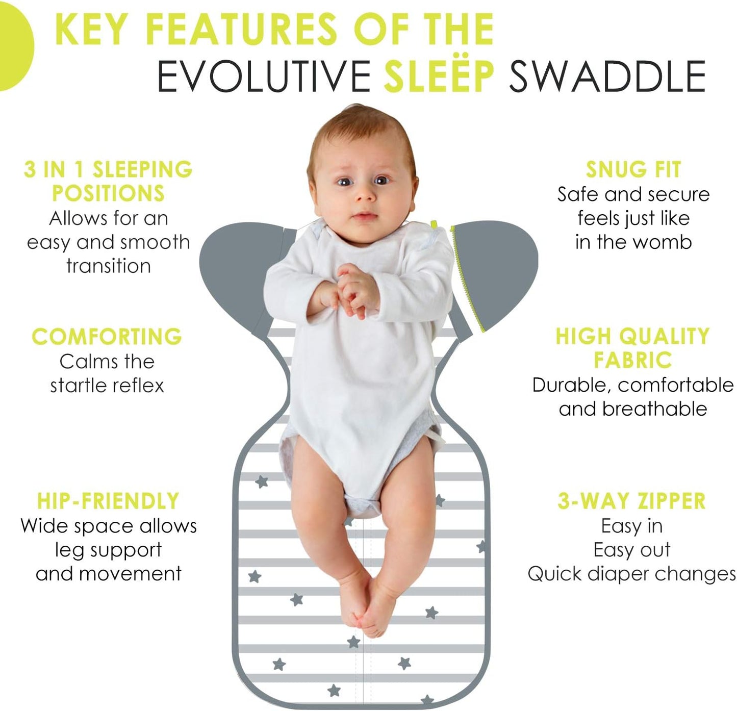 BBlüv Sleep swaddle me babapólya