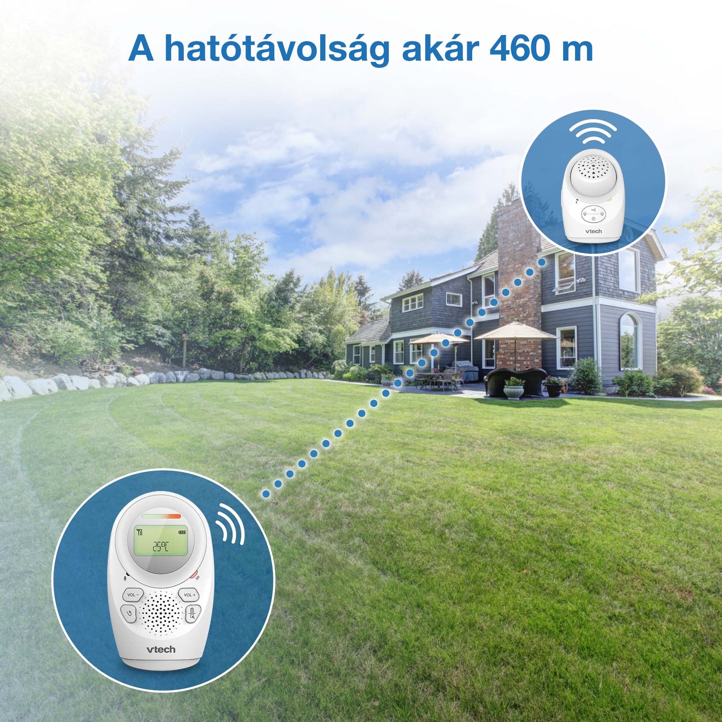 Vtech DM1212 kétirányú audió babaőrző