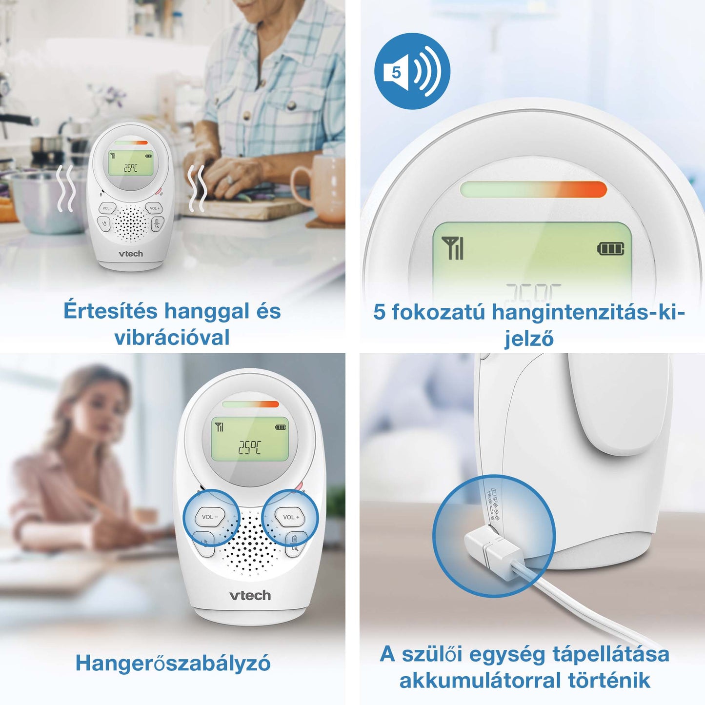 Vtech DM1212 kétirányú audió babaőrző