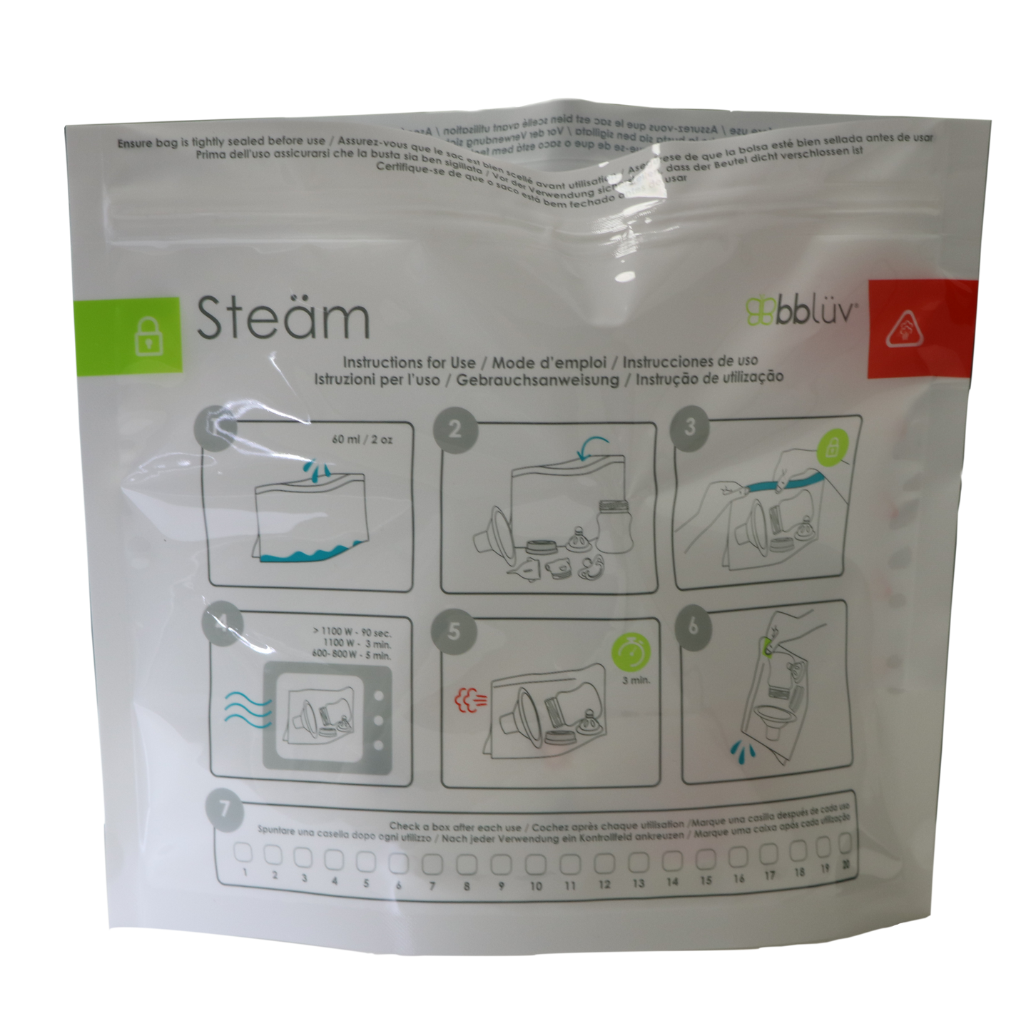 Bblüv Steam sterilizáló zacskó