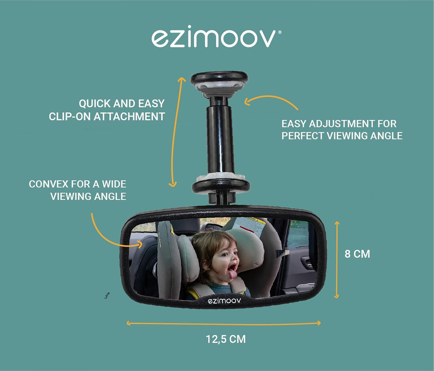 Ezimoov Mirror clip autós baba tükör