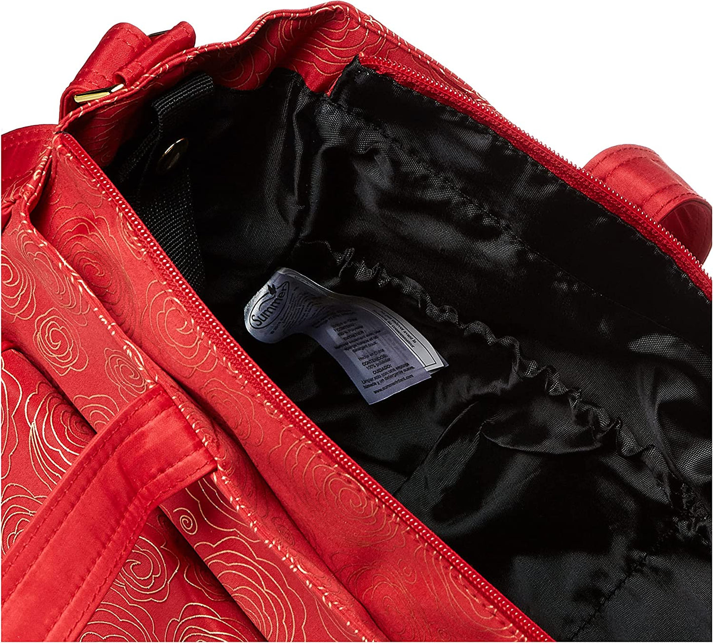 Summer Infant Red Gold Swirl pelenkázó táska