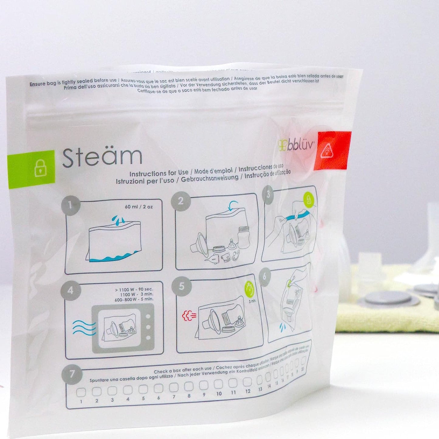 Bblüv Steam sterilizáló zacskó