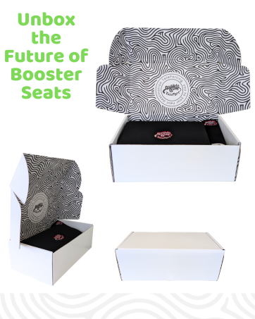 BubbleBum TelePort háttámla nélküli ülésmagasító – R129 (i-Size) minősítéssel