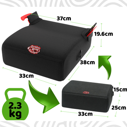 BubbleBum TelePort háttámla nélküli ülésmagasító – R129 (i-Size) minősítéssel