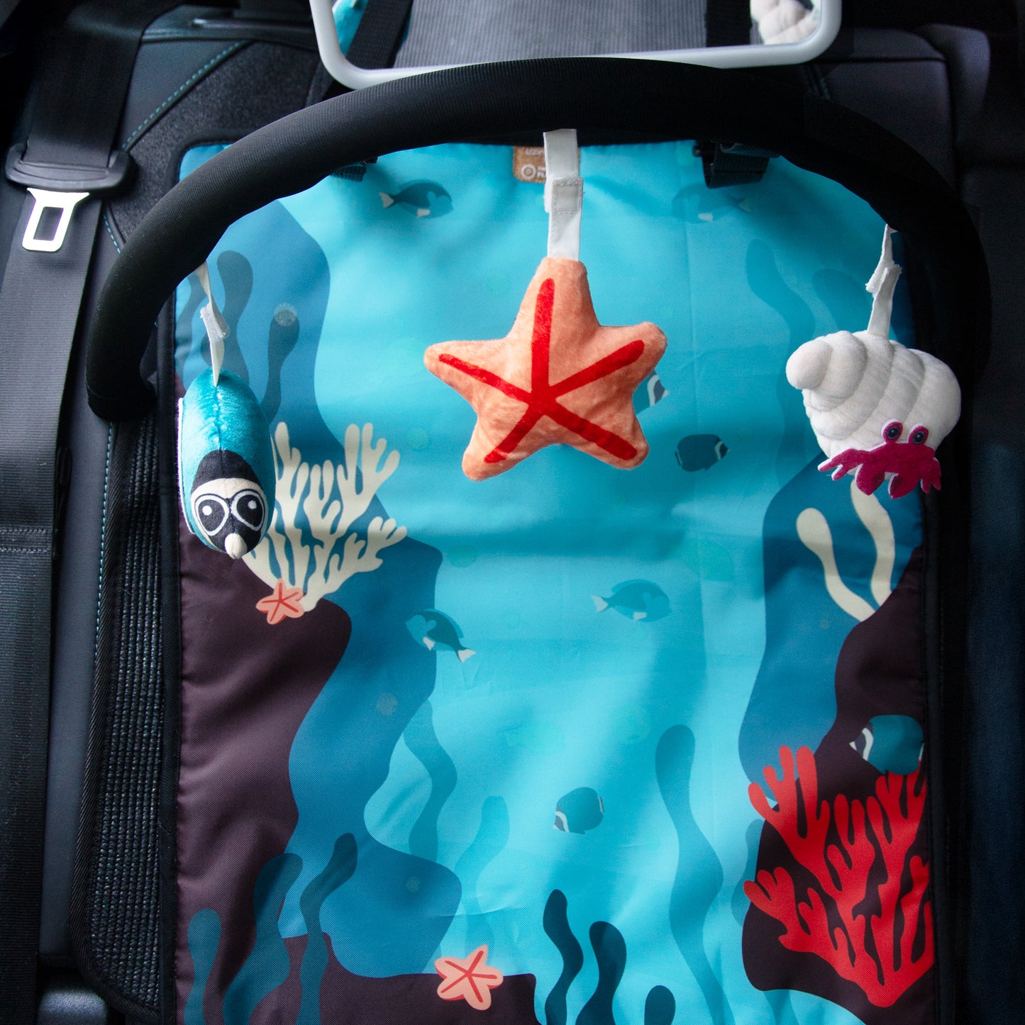 Ezimoov Activity Arch - autós ülésvédő játékívvel