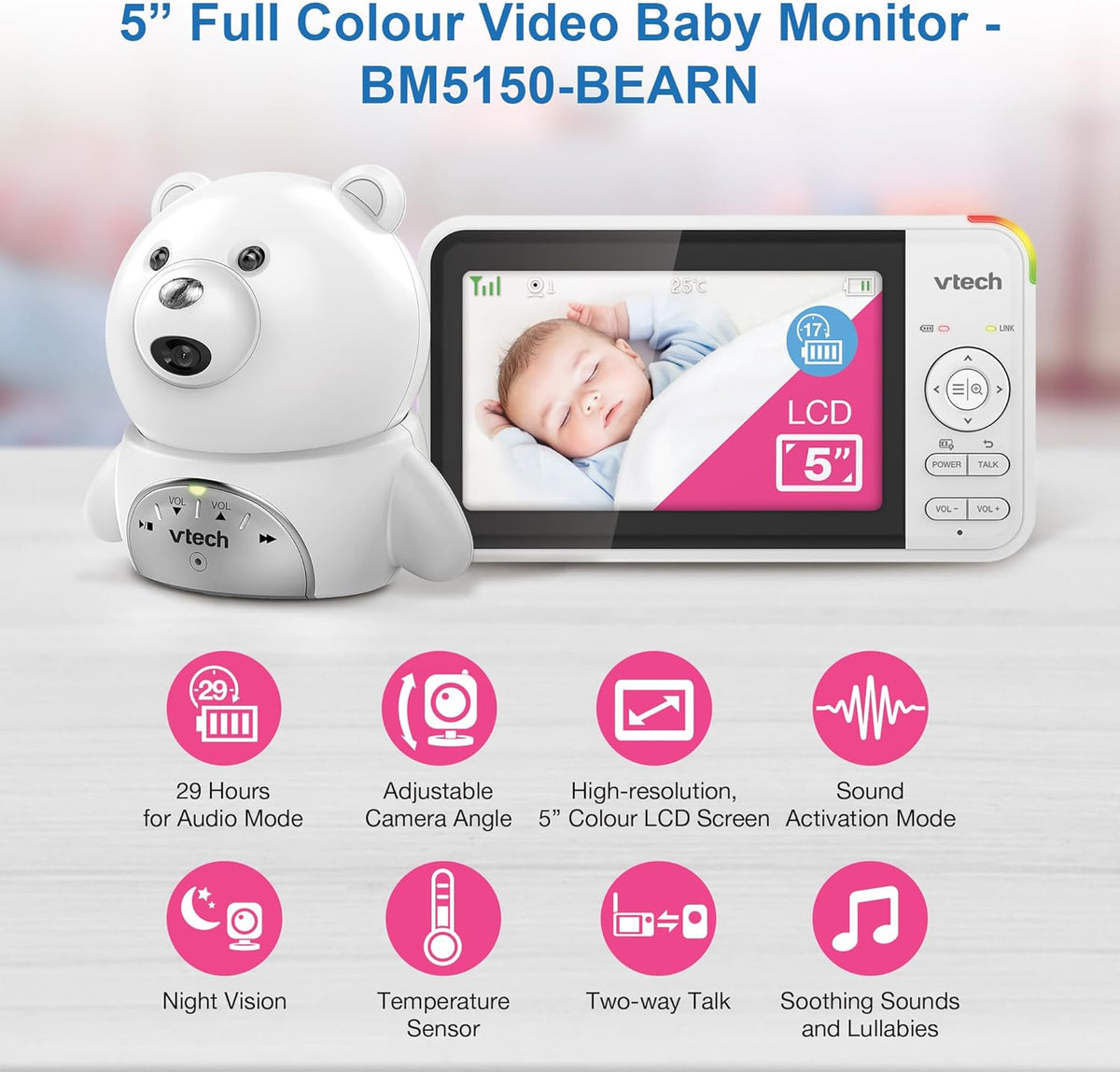 Vtech BM5150 kamerás bébiőr