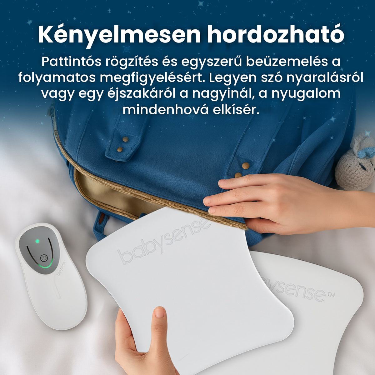 Babysense 8 légzésfigyelő készülék