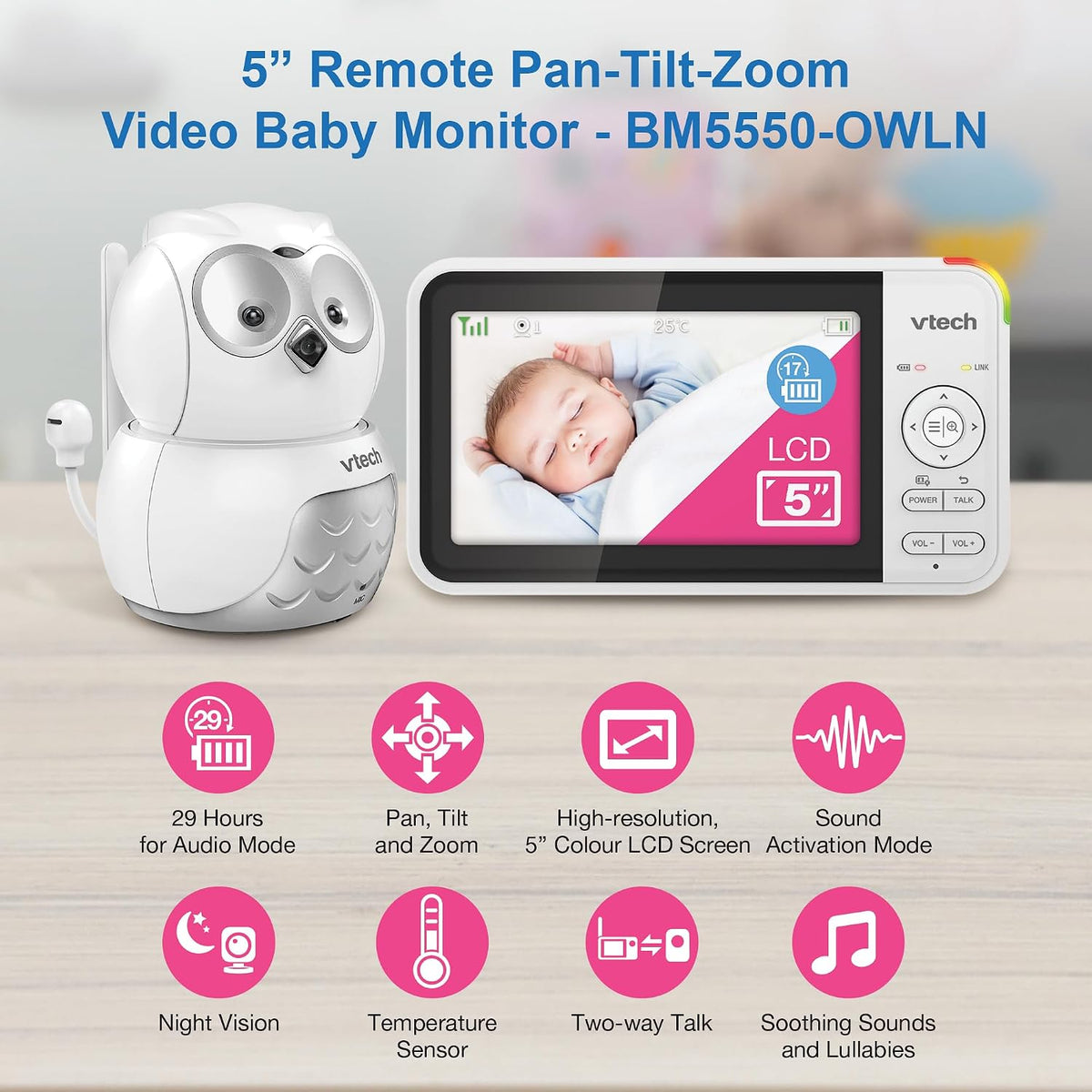 Vtech BM5550 kamerás bébiőr