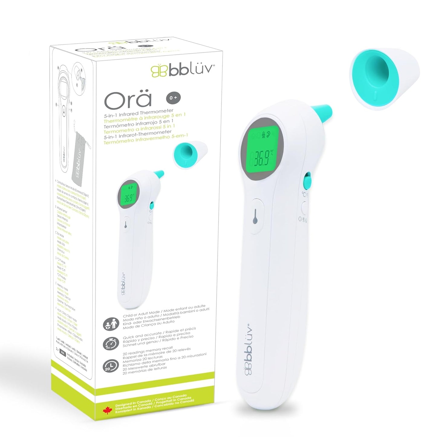 Bblüv Ora 5 az 1 -ben hőmérő és lázmérő