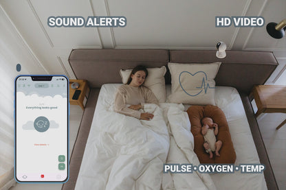 BabySensor Relax kamerás szett – okos babafigyelő rendszer  HD kamerával