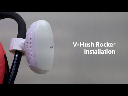 V-Hush™ Rocker – Hang- és Mozgásalapú Babakocsi-Ringató