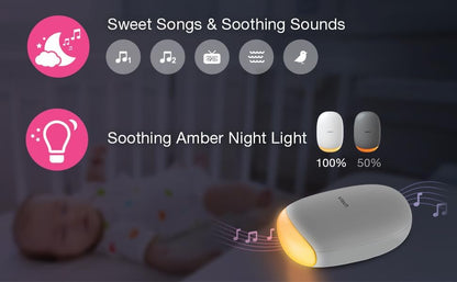 V-Hush™ Rocker – Hang- és Mozgásalapú Babakocsi-Ringató